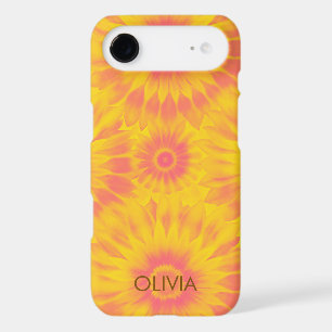 Personalized Vibrant Sunflower Tie-Dye Art