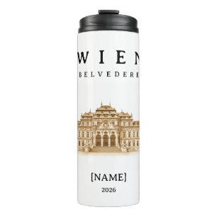 Personalized Vienna Belvedere Name & Year Thermal Tumbler