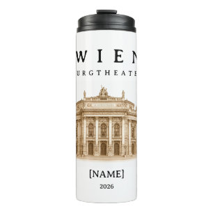 Personalized Vienna Burgtheater Name & Year Thermal Tumbler
