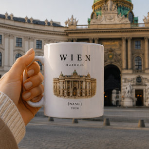 Personalized Vienna Hofburg Mug Name & Year