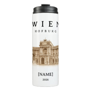 Personalized Vienna Hofburg Name & Year Thermal Tumbler