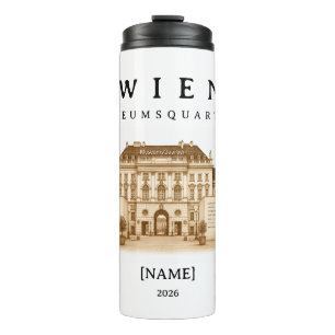 Personalized Vienna Museumsquartier   Name & Year Thermal Tumbler