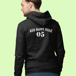Personalized Vintage Baseball Name Number Retro Hoodie