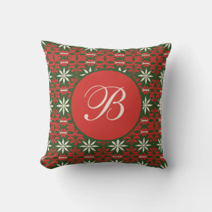 Personalized Vintage Christmas/winter patterned  Cushion