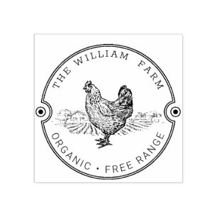 Personalized Vintage ⎢ Egg Stamp