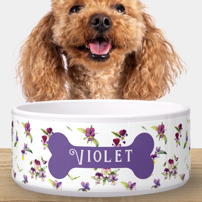 Personalized Violet Purple Floral (Creator Uploaded)