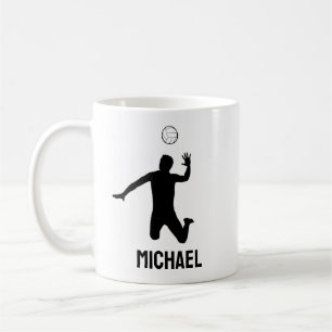 Personalized Volleyball,Gift For Volleyball Player Coffee Mug