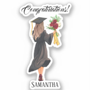 Personalized Watercolor Graduation 