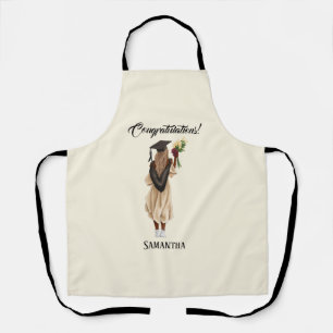 Personalized Watercolor Graduation (6) Apron