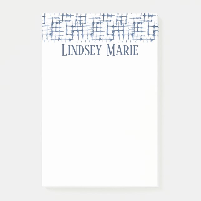 PERSONALIZED WATERCOLOR Post-it Notes (Front)