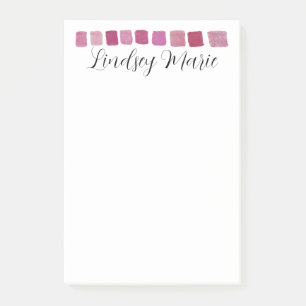 PERSONALIZED WATERCOLOR Post-it Notes