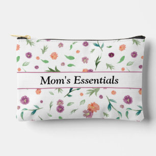 Personalized Watercolor Pouch – Gift for Mom