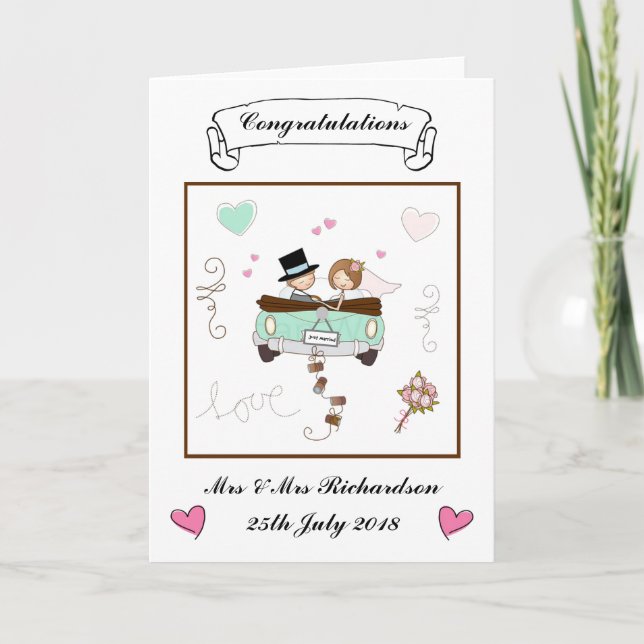 Personalized Wedding card (Front)