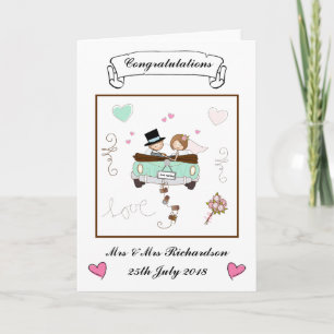 Personalized Wedding card