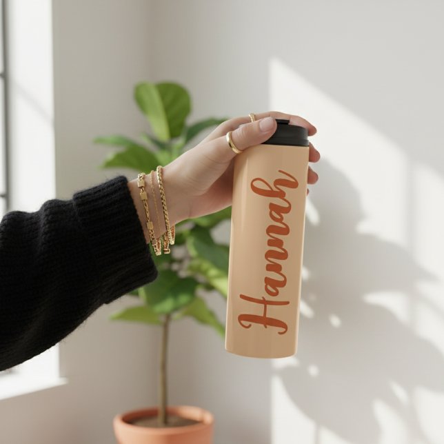 Personalized Wedding Day Tumbler for Bridal Party (Bachelorette Weekend Custom Matching Tumblers for the Bride Tribe)