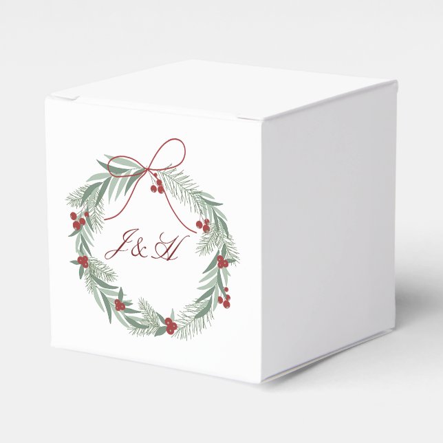 Personalized Wedding Favor Box (Front Side)