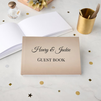 Personalized Wedding Guest Book