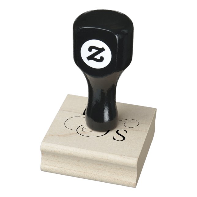 Personalized Wedding Initials Stamp (Stamp)