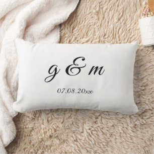 Personalized Wedding Name Throw Pillow – gift