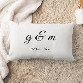 Personalized Wedding Name Throw Pillow – gift