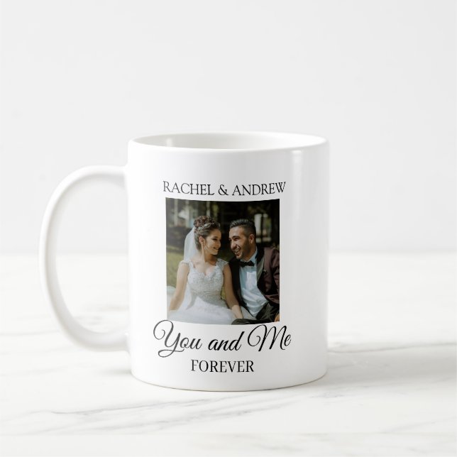 Personalized Wedding Photo Coffee Mug | Custom (Left)