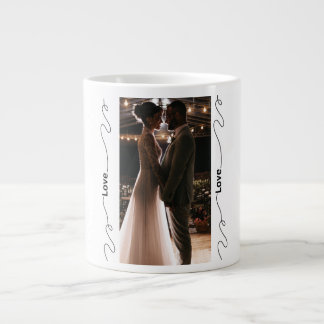 Personalized Wedding Photo Mug for Couples