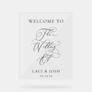 Personalized Wedding Welcome Sign   Custom Welcome
