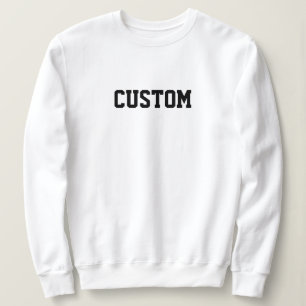 Personalized Weddings Vintage Minimalist Custom Sweatshirt
