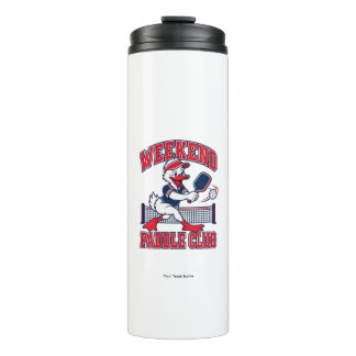 Personalized Weekend Paddle Club Duck Team Name Thermal Tumbler