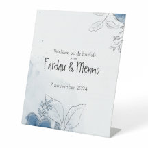 Personalized welcome sign wedding