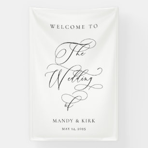 Personalized “Welcome to Our Wedding” Banner