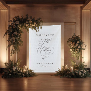 Personalized “Welcome to Our Wedding” Sign 