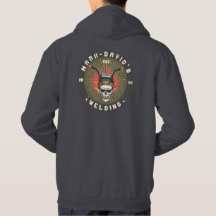Personalized Welder Metal Worker Welding Workshop Hoodie