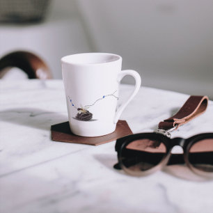 Personalized White Christmas unique mug saying