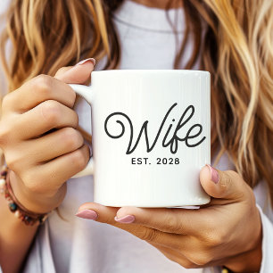 Personalized Wife Husband Mug for Wedding Gift