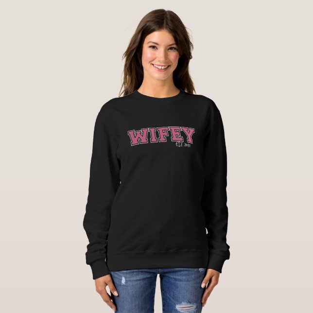Personalized WIFEY Sweatshirt (Front Full)