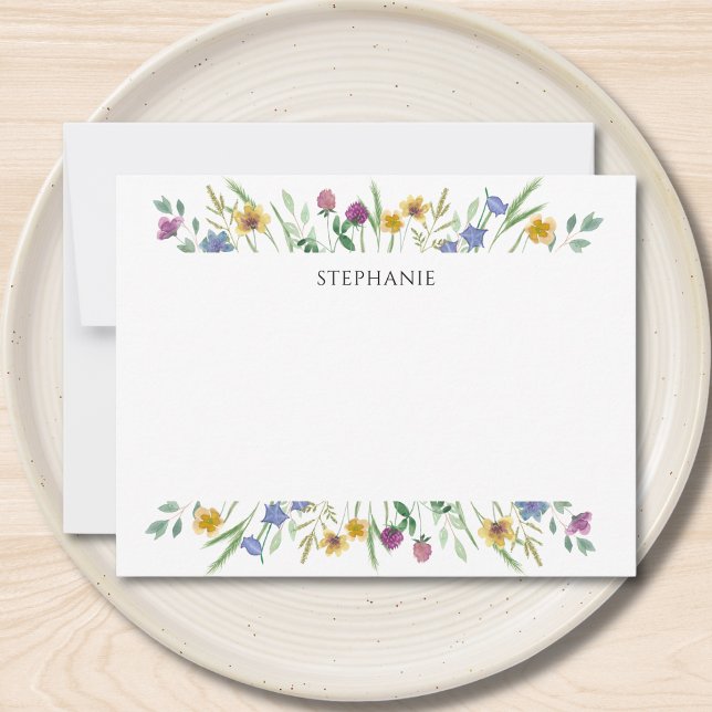 Personalized Wildflower Card (Creator Uploaded)