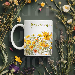 Personalized Wildflowers Mug