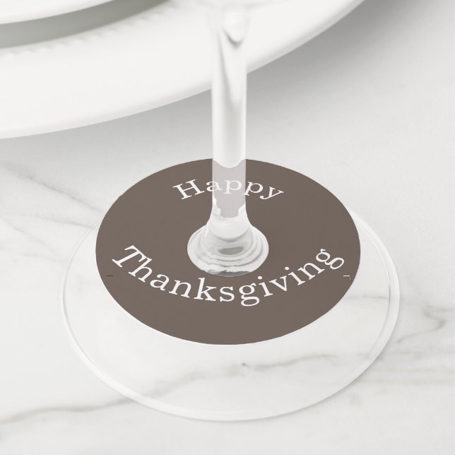Personalized  wine glass tag (Close Up)