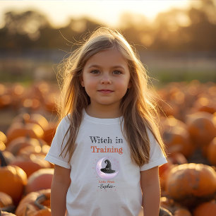 Personalized Witch in Training – Halloween Toddler T-Shirt