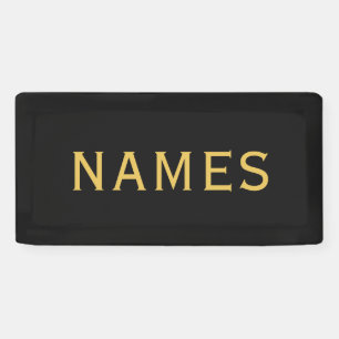 Personalized With Last Name or Nickname on Them Banner