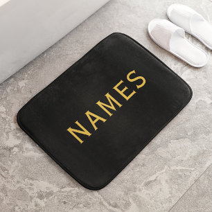 Personalized With Last Name or Nickname on Them Bath Mat