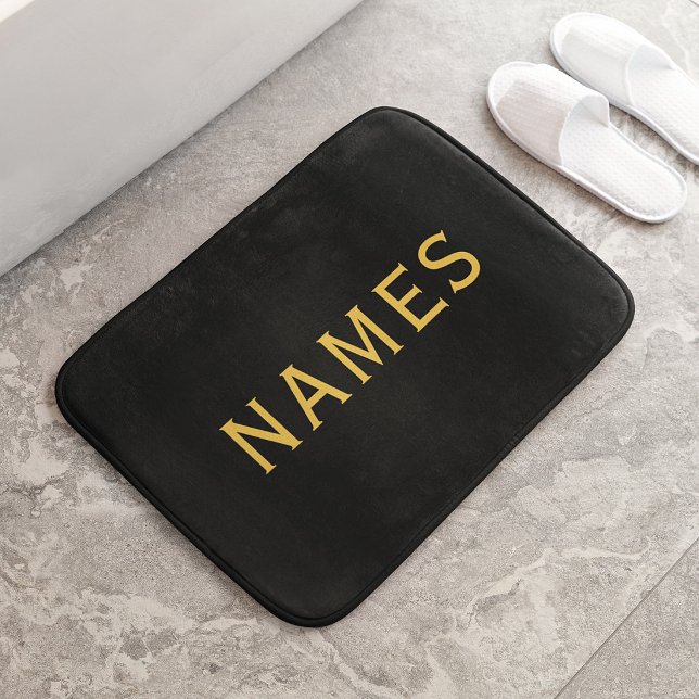 Personalized With Last Name or Nickname on Them Bath Mat (Creator Uploaded)
