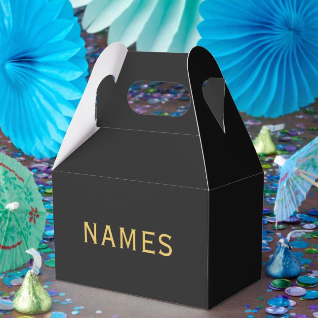 Personalized With Last Name or Nickname on Them Favour Box (Party)