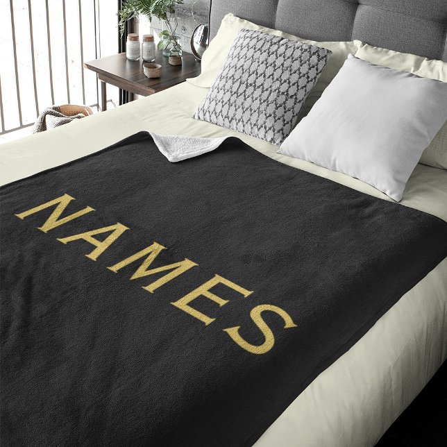 Personalized With Last Name or Nickname on Them Fleece Blanket (Creator Uploaded)
