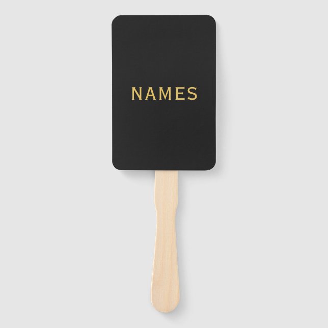 Personalized With Last Name or Nickname on Them Hand Fan (Front)