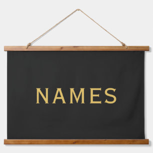 Personalized With Last Name or Nickname on Them Hanging Tapestry