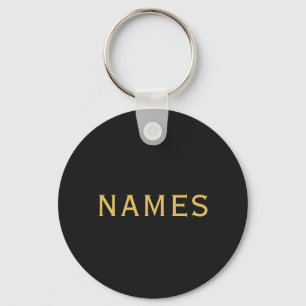 Personalized With Last Name or Nickname on Them Key Ring
