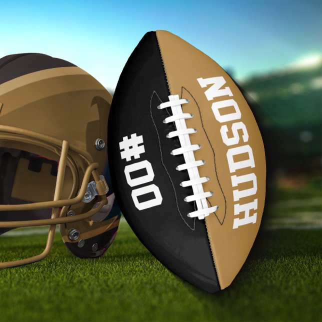 Personalized with name and number football (Creator Uploaded)