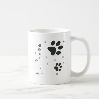 Personalized with patinhas dark coffee mug